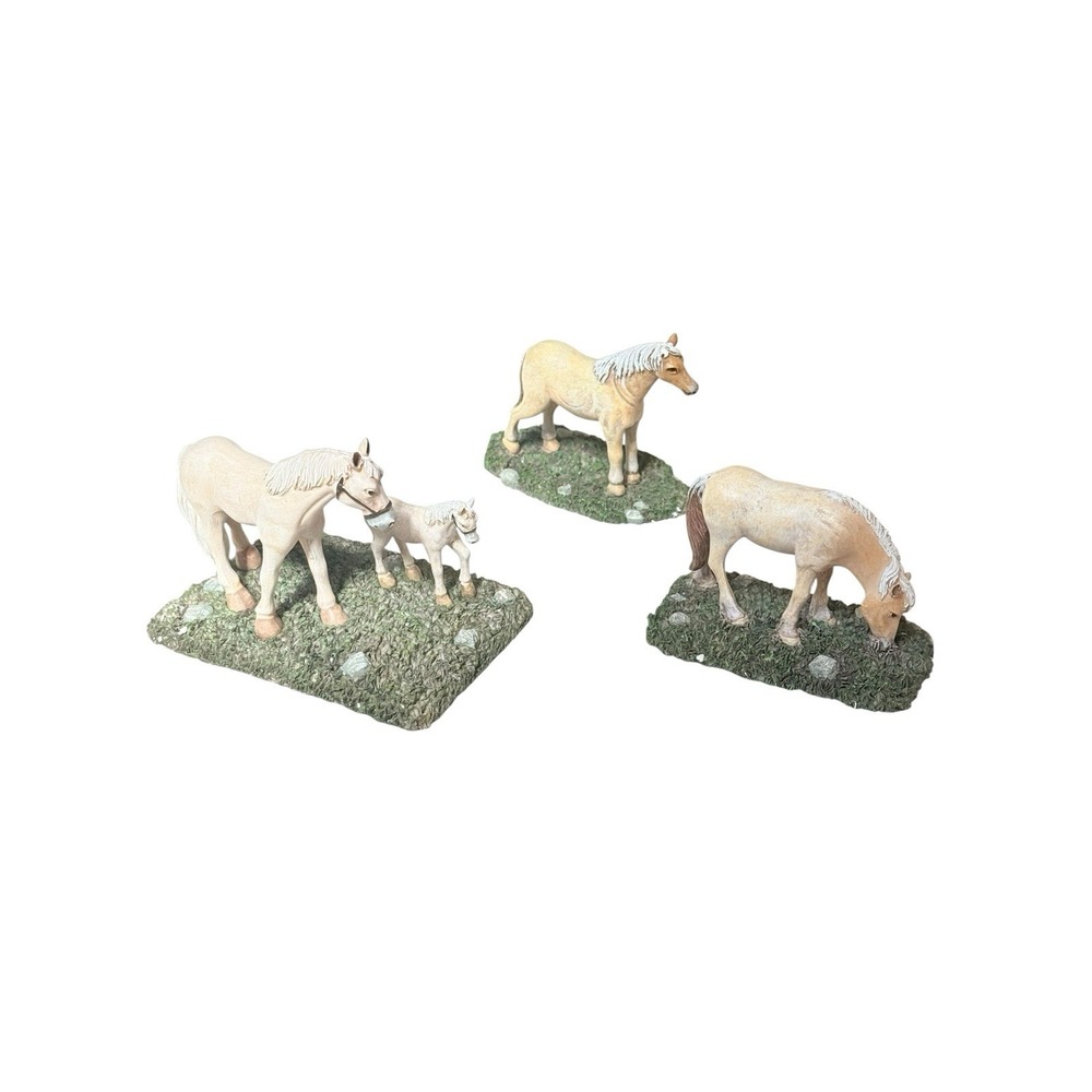 Lang & Wise Collectible‎ COLONIAL WILLIAMSBURG SET OF 3 HORSES No Box Preowned - Picture 4 of 8